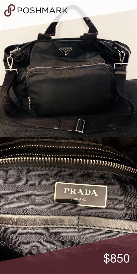 prada nappy changing bag